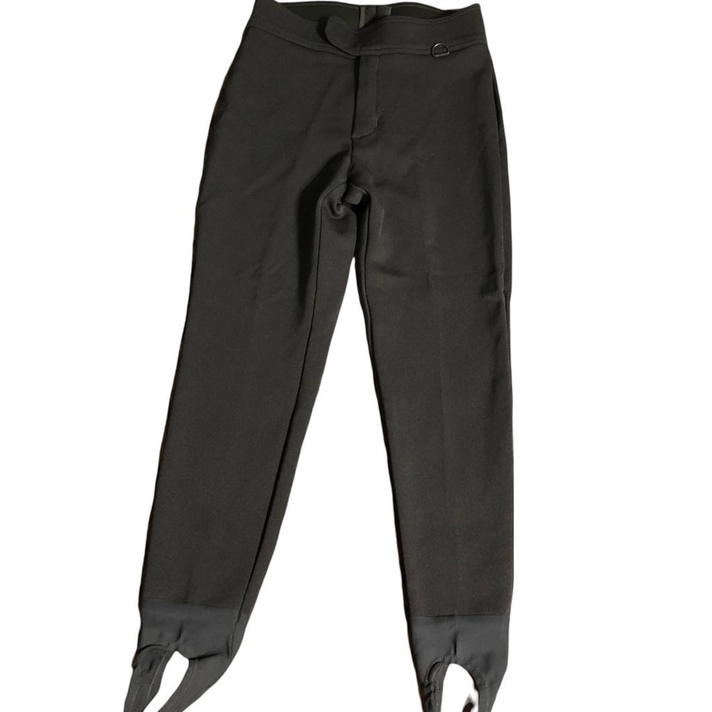 Vintage-USA Made-High Rise Stirrup Ski Pants-Sz S